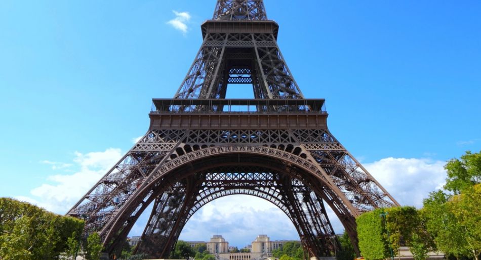 Parigi Il Nuovo Piano In Vetro Della Torre Eiffel Icon