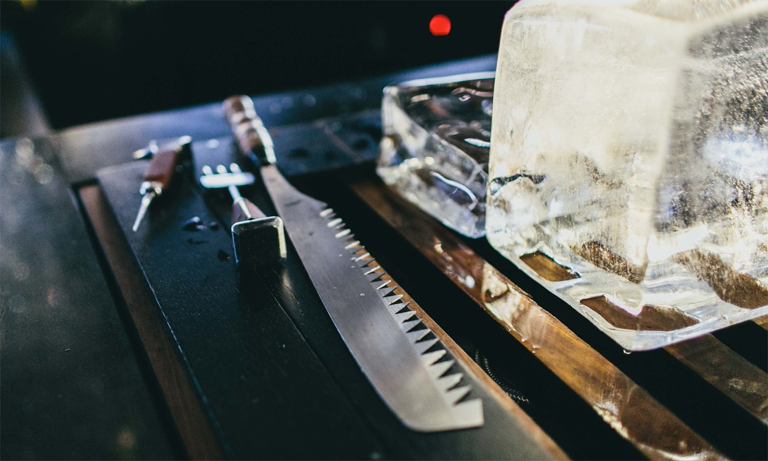 La forma del ghiaccio nei cocktail