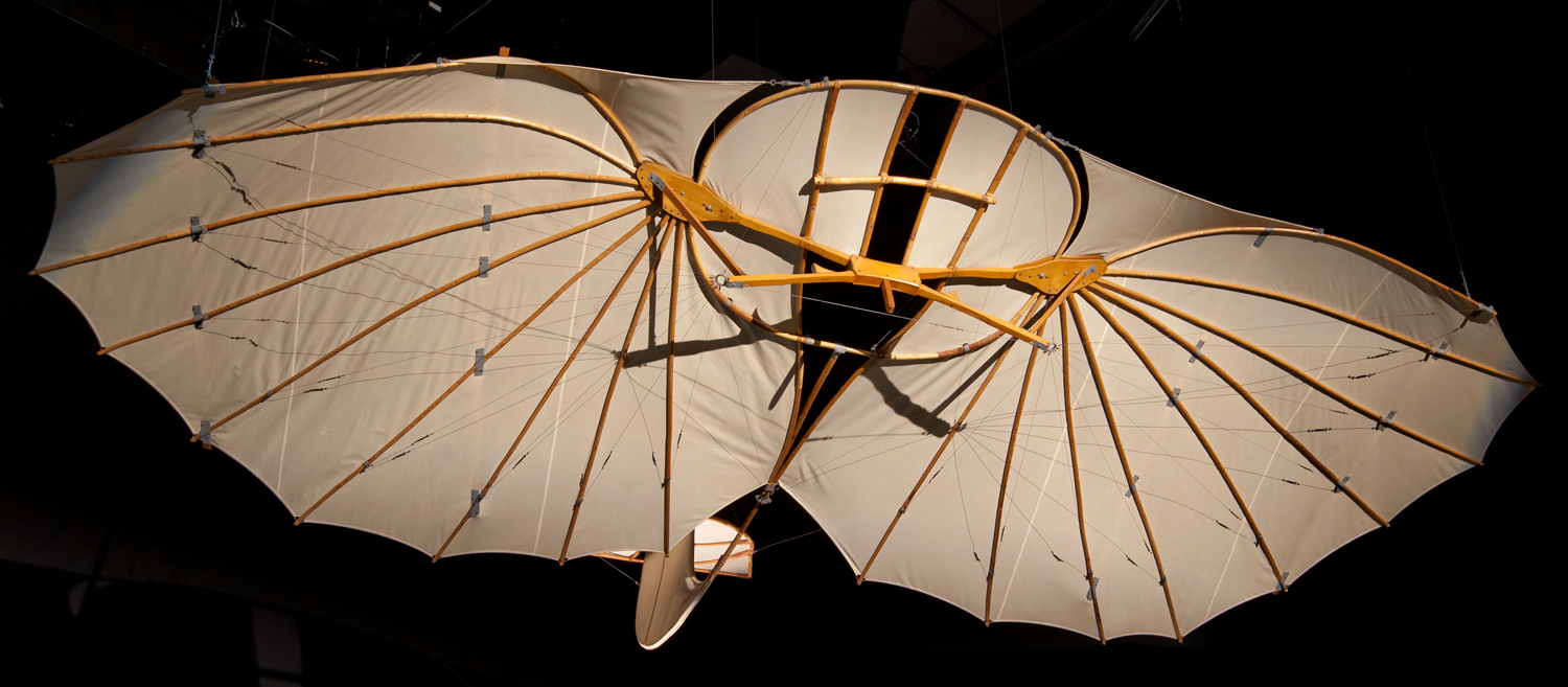Lilienthal "type 1895" Le Bourget, MKusée de l'Air et de l'Espace. Crédit: Olivier Garcin, Musée des Confluences, Lyon