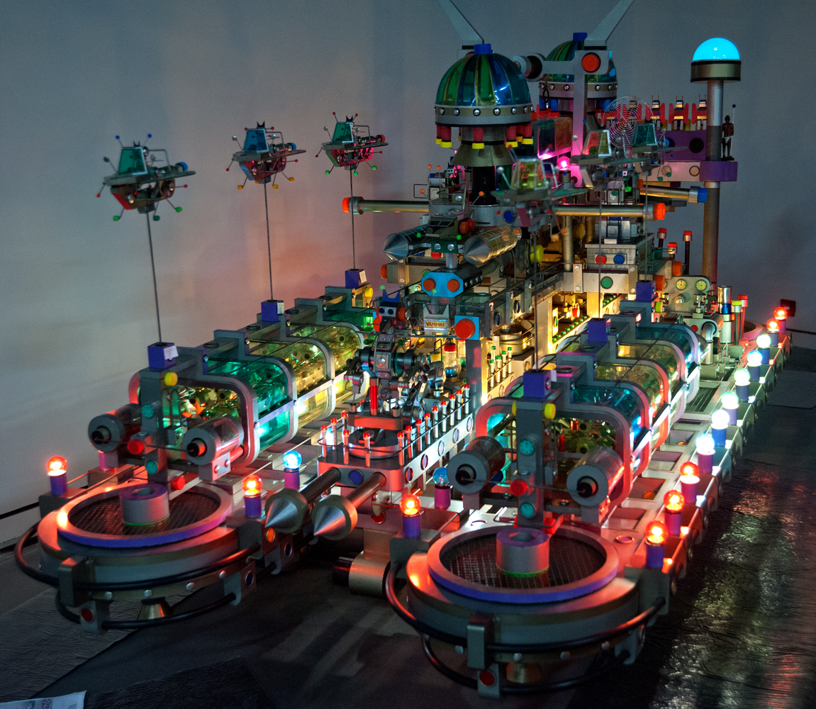 Station Vampires (2013) de Rigobert, Nimi CAAC collection Pigozzi. Crédit: Olivier Garcin, Musée des Confluences, Lyon