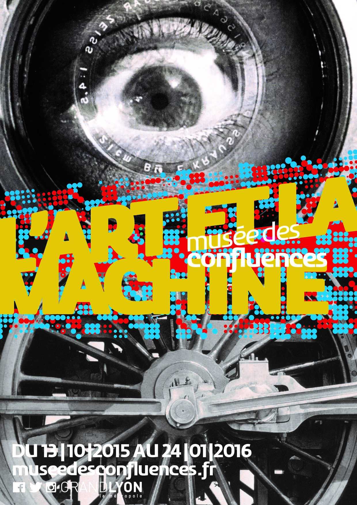 La locandina della mostra,© Musée des Confluences, agence Ruedi Baur