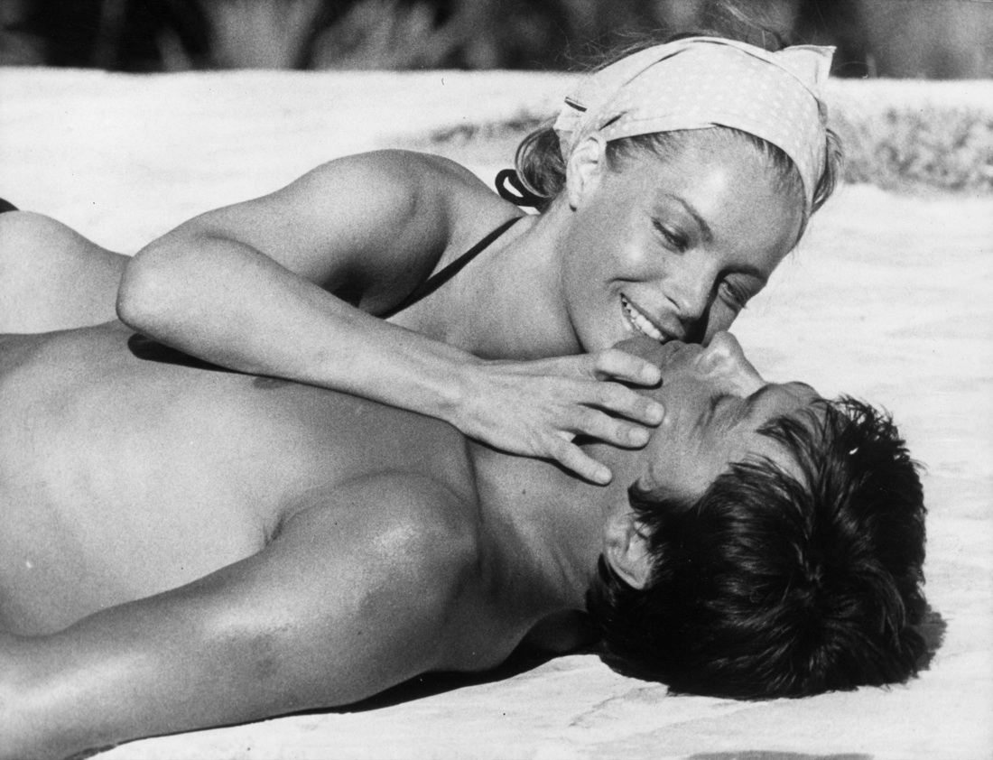 Alain Delon e Romy Schneide