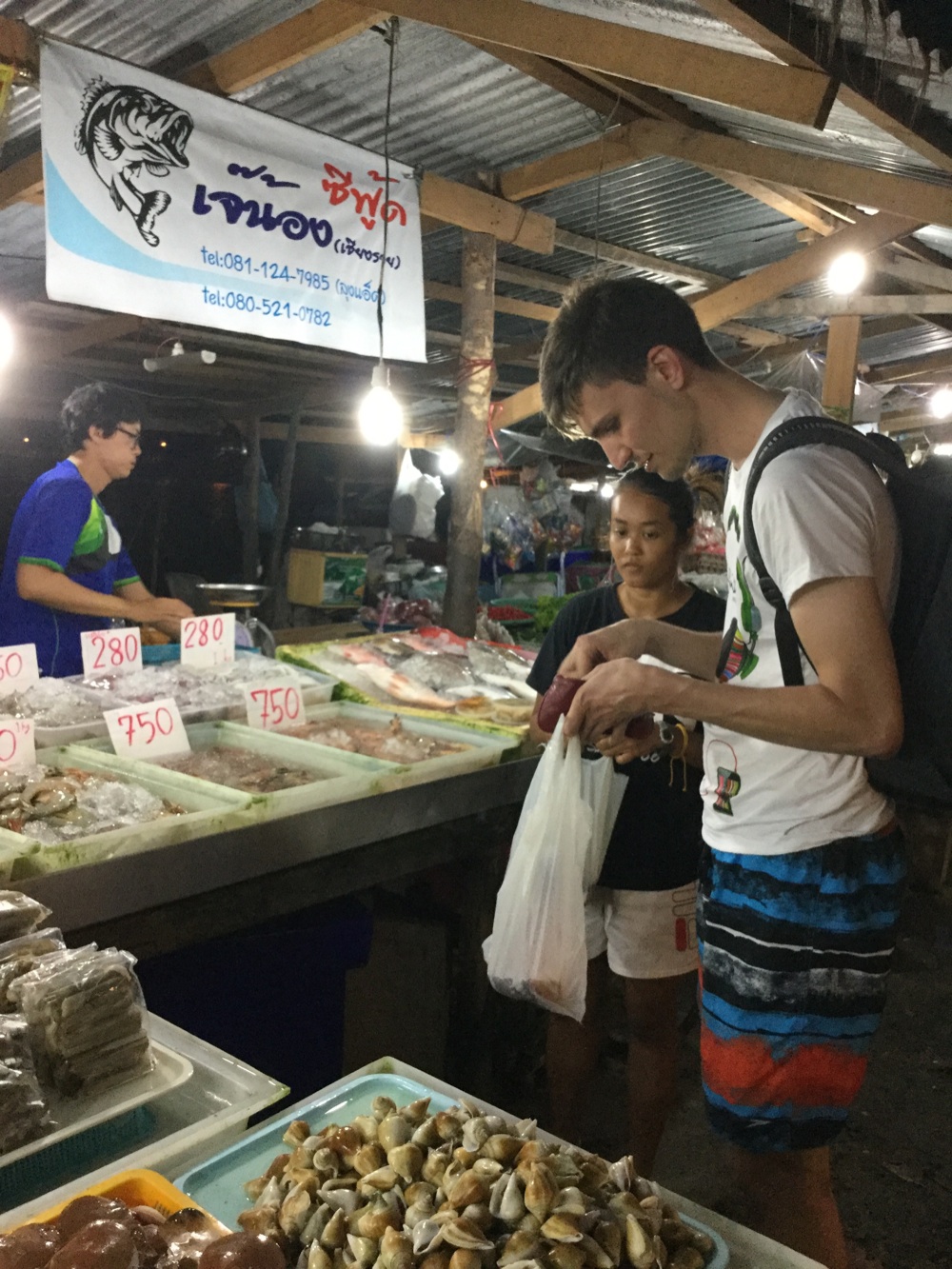 Rawai mercato del pesce