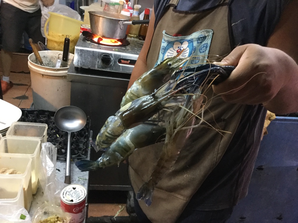 Silom Market gamberoni