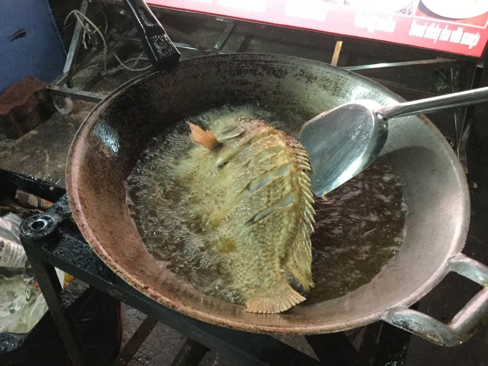 Silom Market pesce fritto