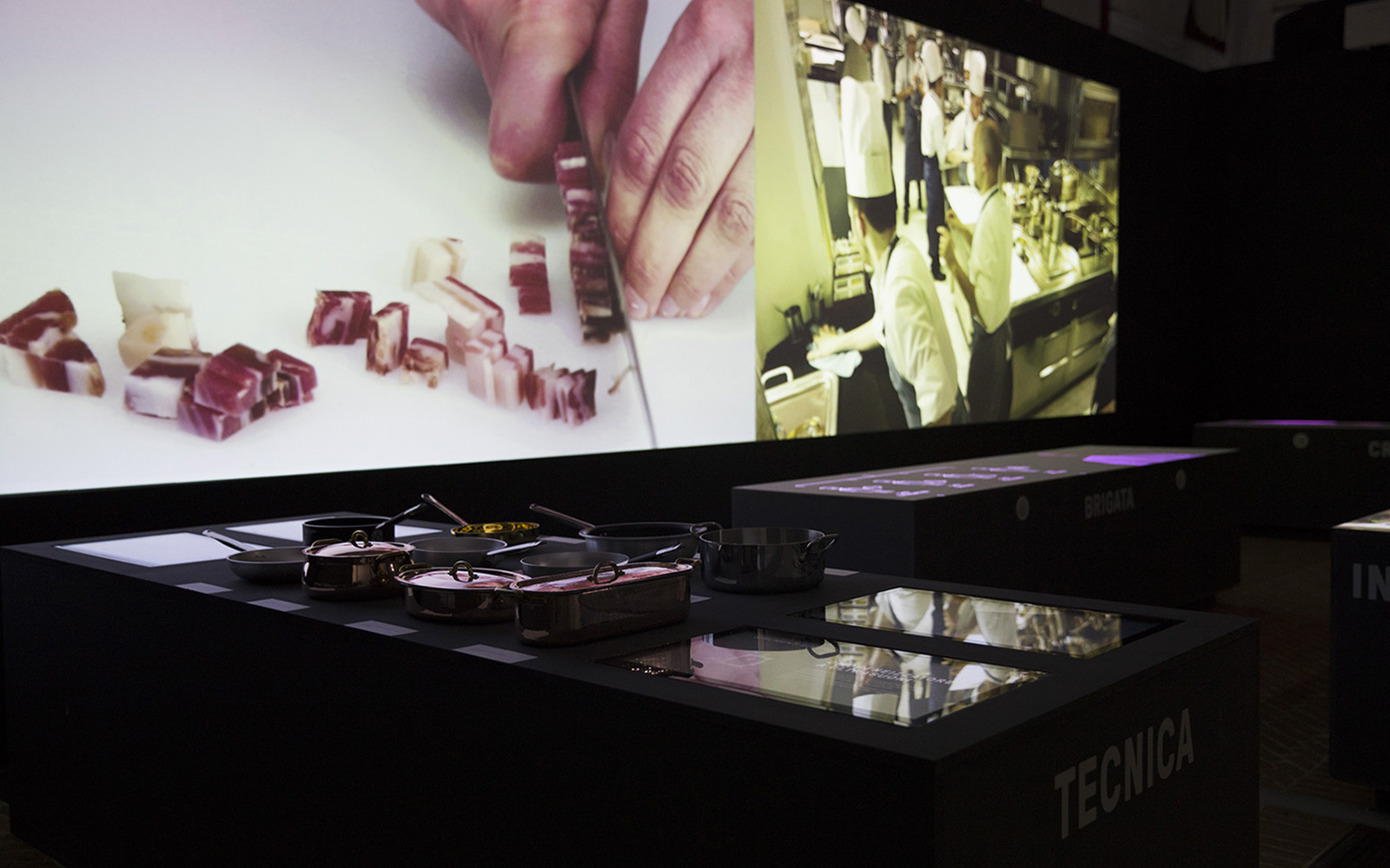 mostra, allestimento