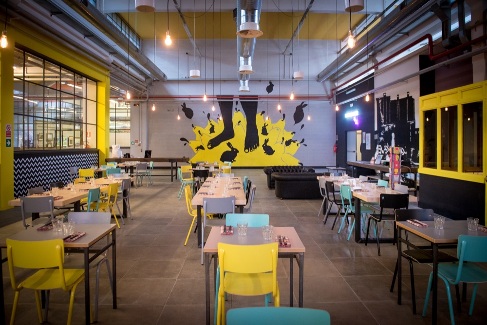 La sala del ristorante Berberè