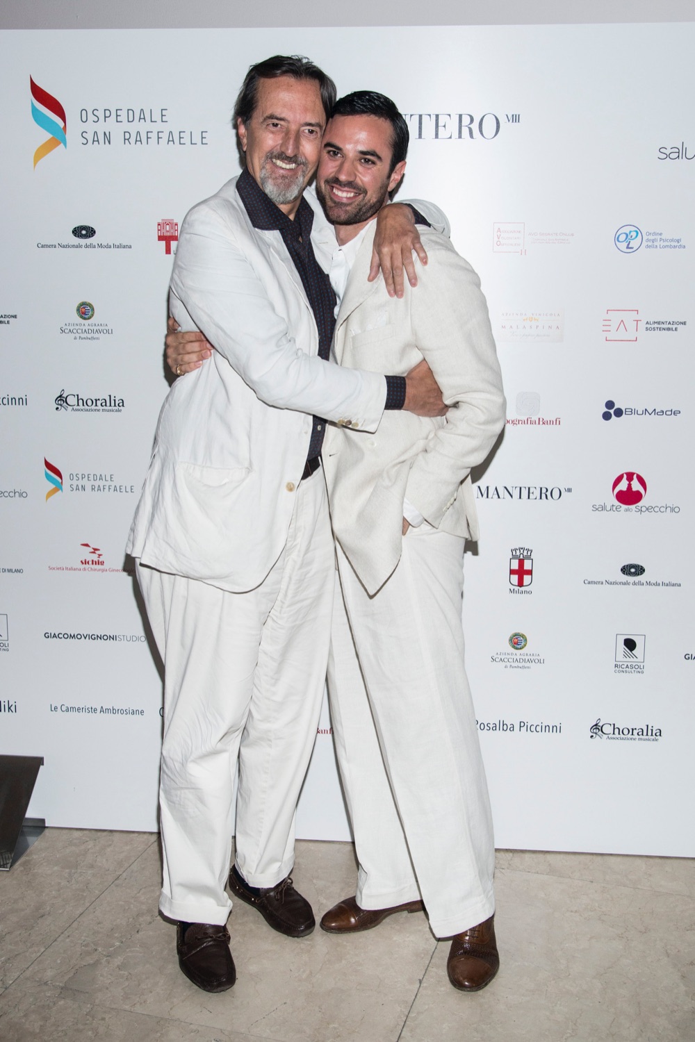 Evento Charity Dee di Vita e Mantero - Da sx Giovanni Gastel e Guido Taroni