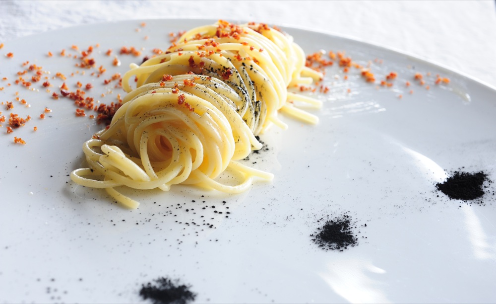 Spaghetto al barbecue