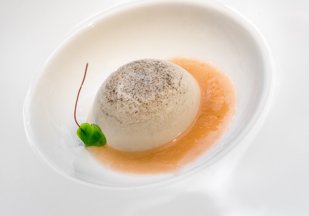 Panna cotta al fieno, Diego Rossi