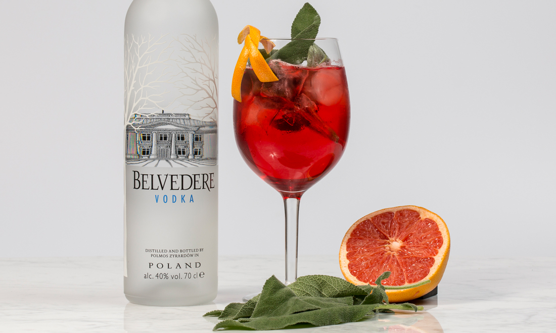 Cocktail vodka Belvedere