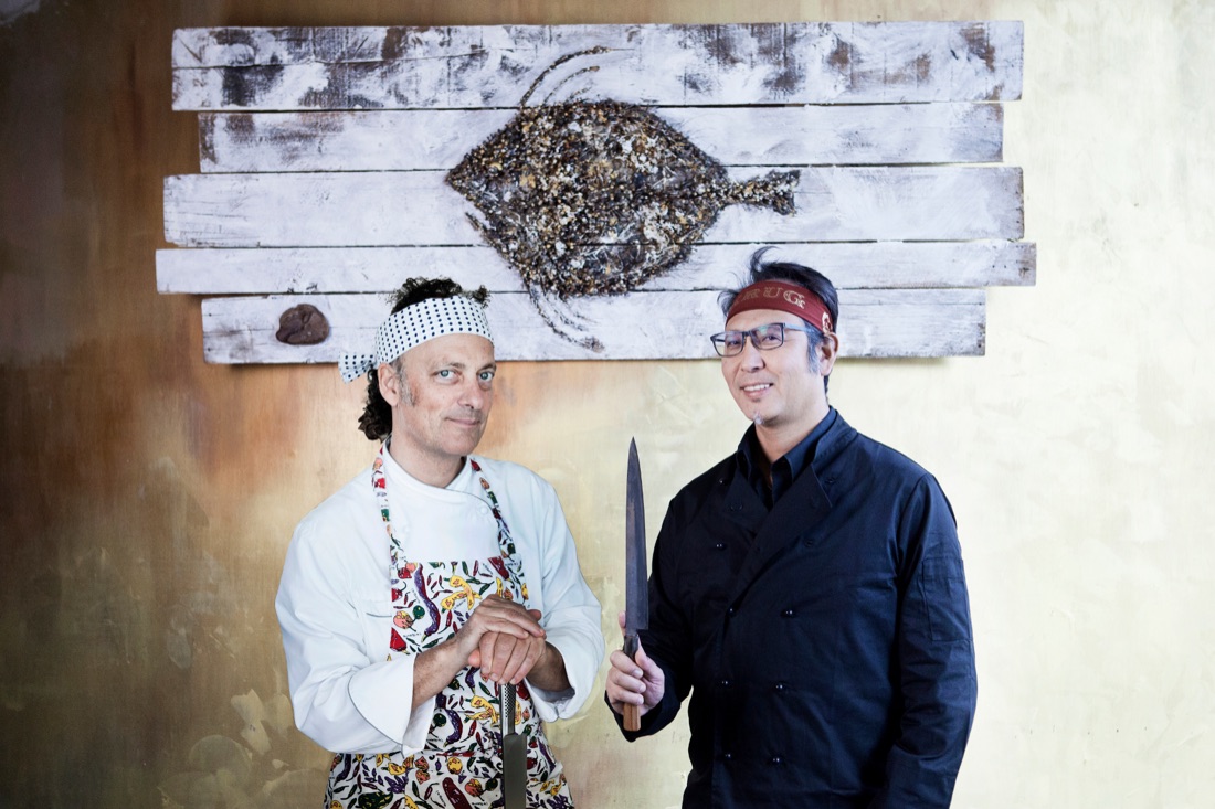 Moreno Cedroni e Roberto Okabe