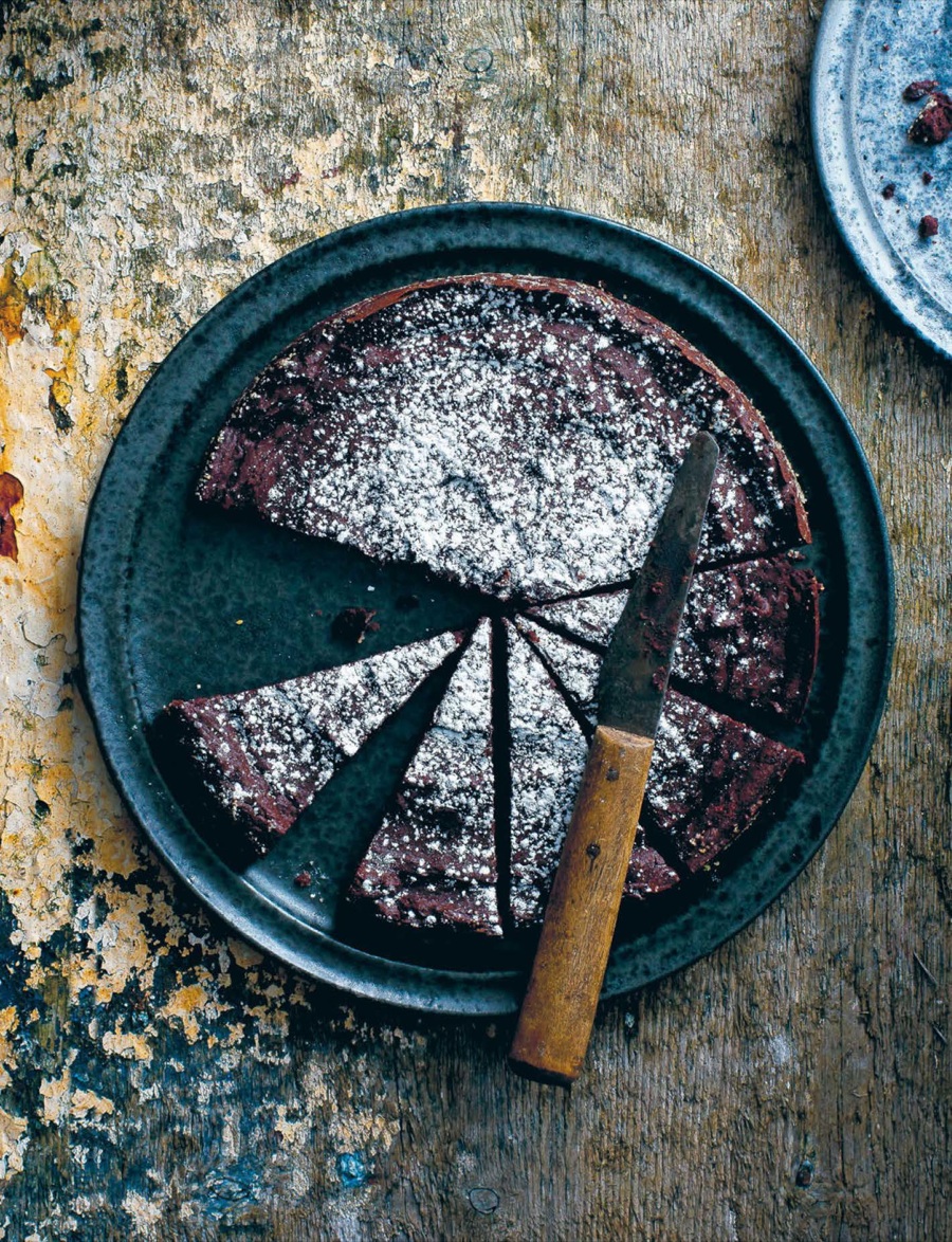 Torta di cioccolato e patate
