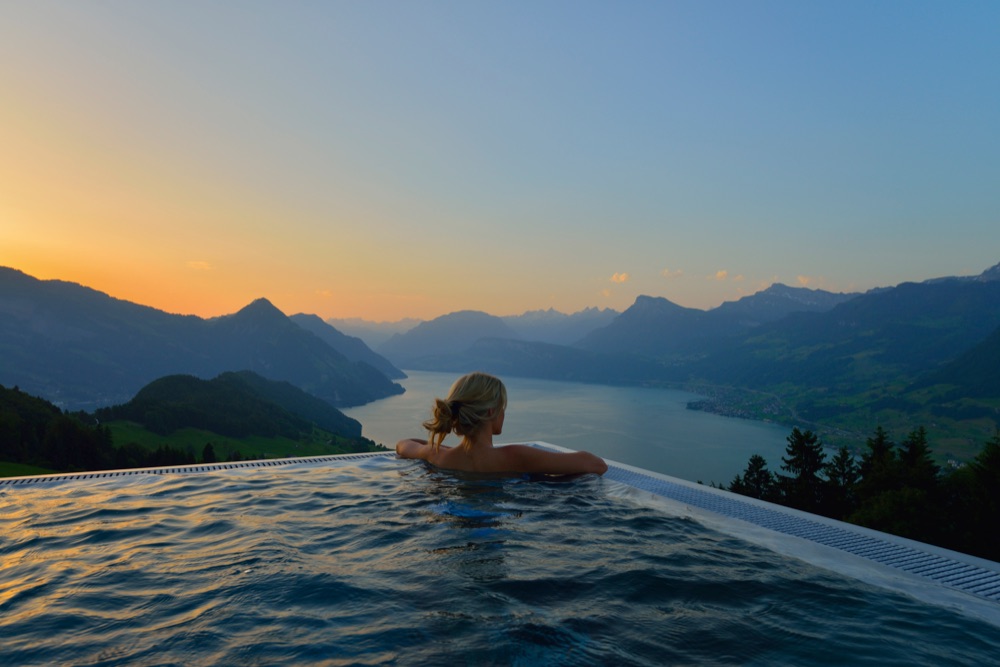 Vista sul lago dei Quattro Cantoni
