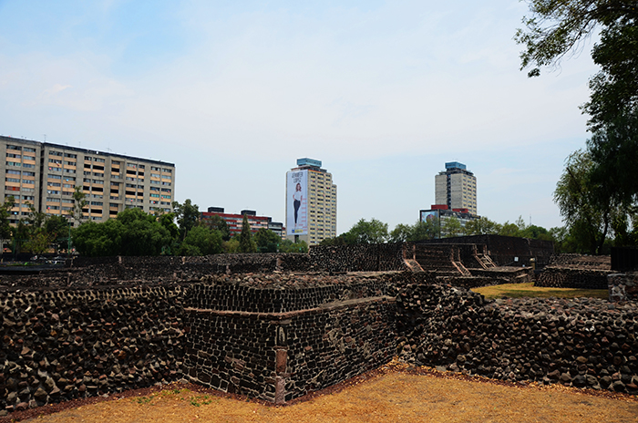 Le rovine di Tlatelolco