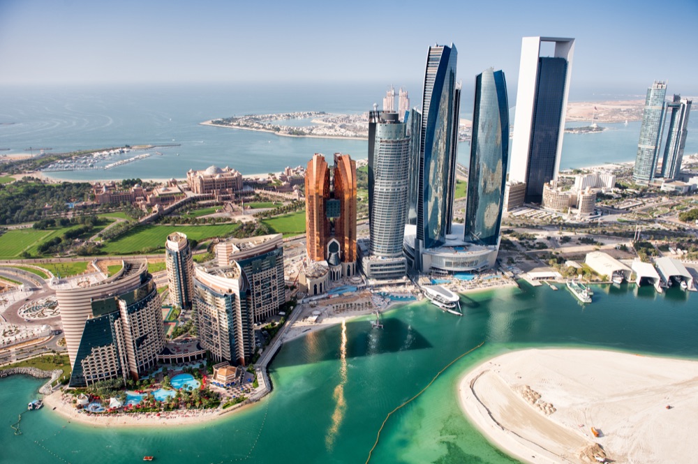 1 Abu Dhabi dall'alto