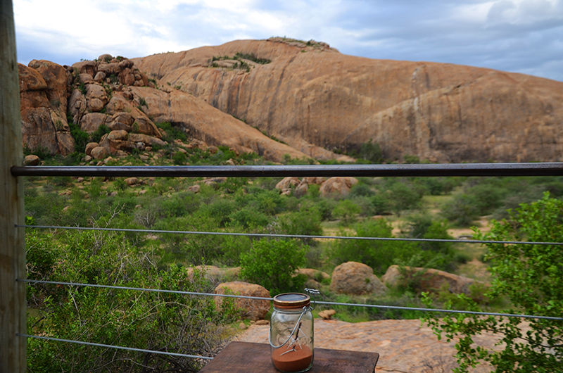 Erongo, la vista dal lodge Wildernes Sky Lodge