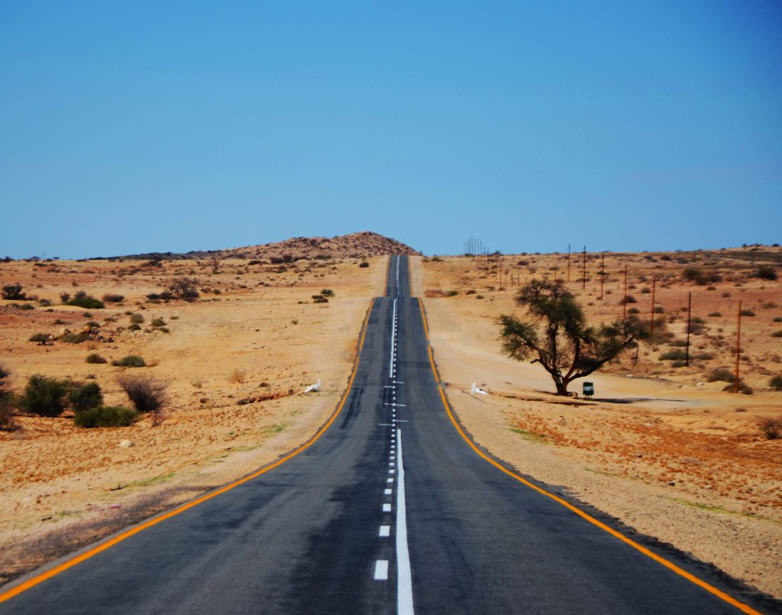 La b1 ondulata verso Shakopmund