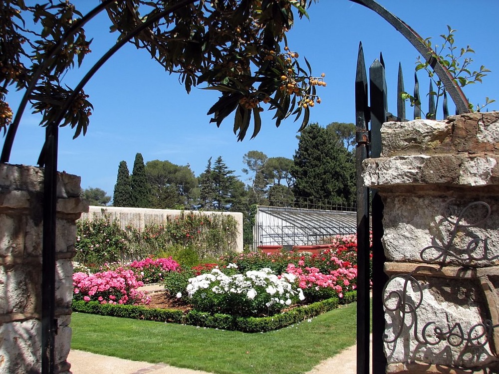 3 Antibes Roseraie de la villa Eilenroc