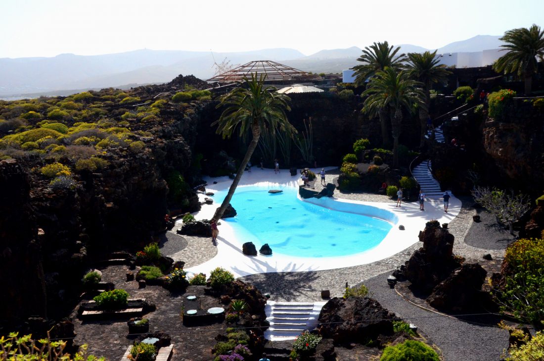 Jameos de agua visti dall'alto