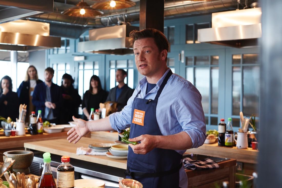 Jamie Oliver Cookery School Launch