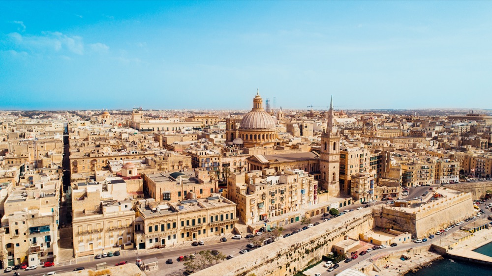 2 Aerial view of Valletta
