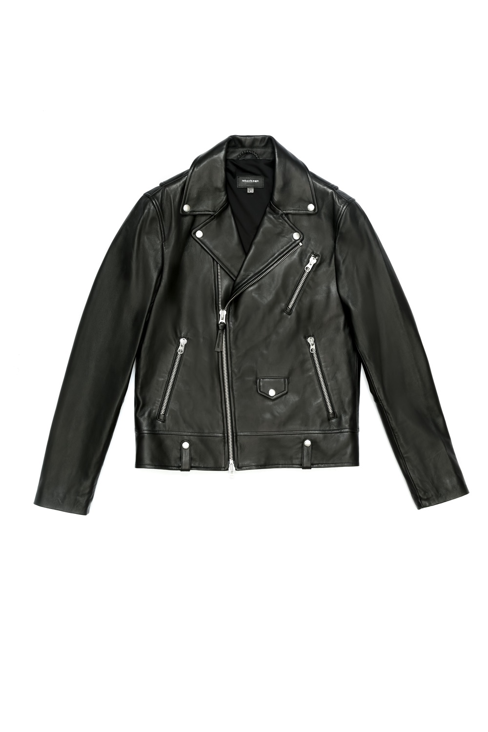 MACKAGE_chiodo pelle modello Fenton SS19