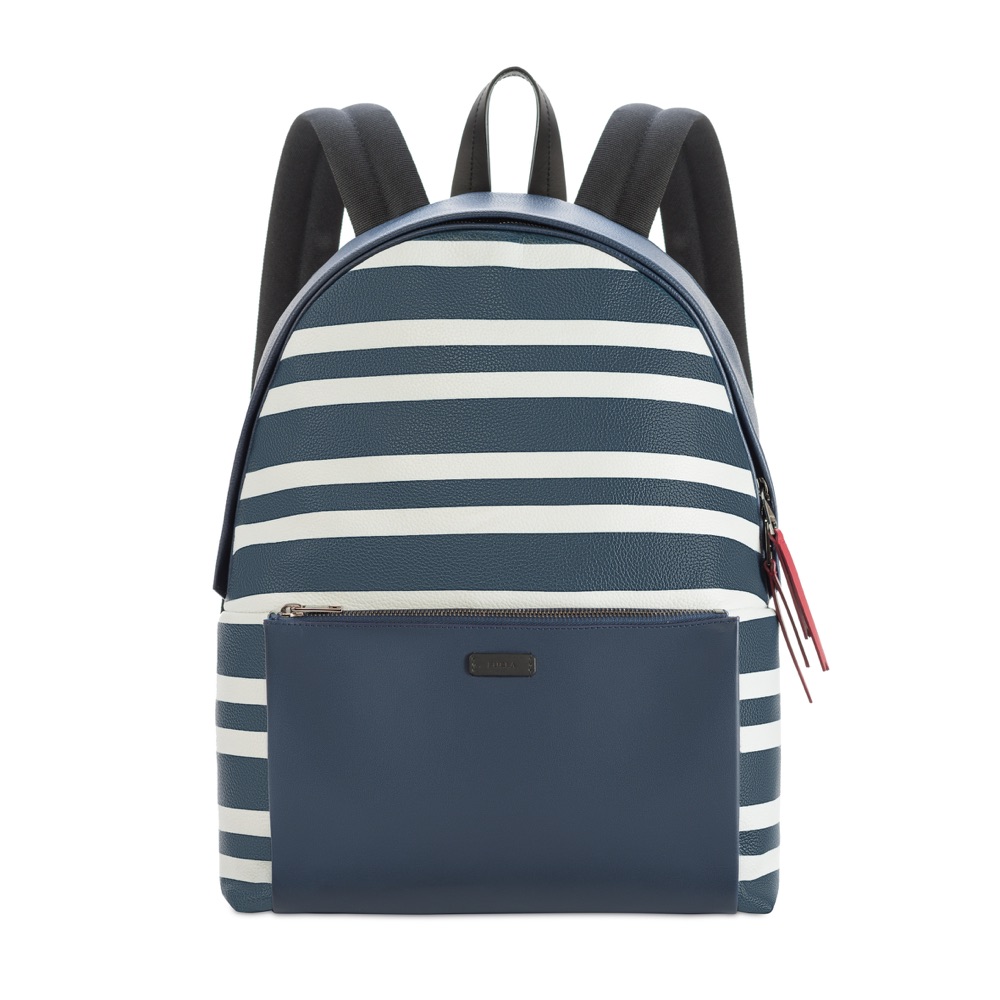 937816_928124_U359_FURLA ULISSE BACKPACK GONDOLIERE_PRINTED OASI GRAINED LEATHER + PLAIN LEATHER_PETALO+BLU