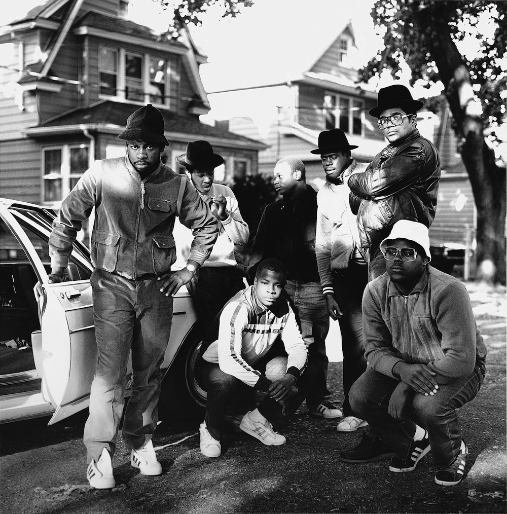 6 Run DMC & posse Hollis Queens NY ©JanetteBeckman 1984 Courtesy of Fahey:Klein Gallery, Los Angeles