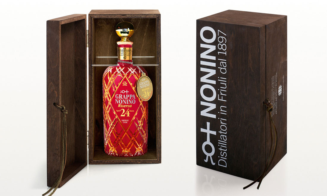 Grappa Nonino Riserva Aged 24 Years 100% Sherry Cask