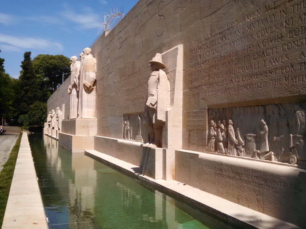 4 Statue di Reformation pionieri Ginevra