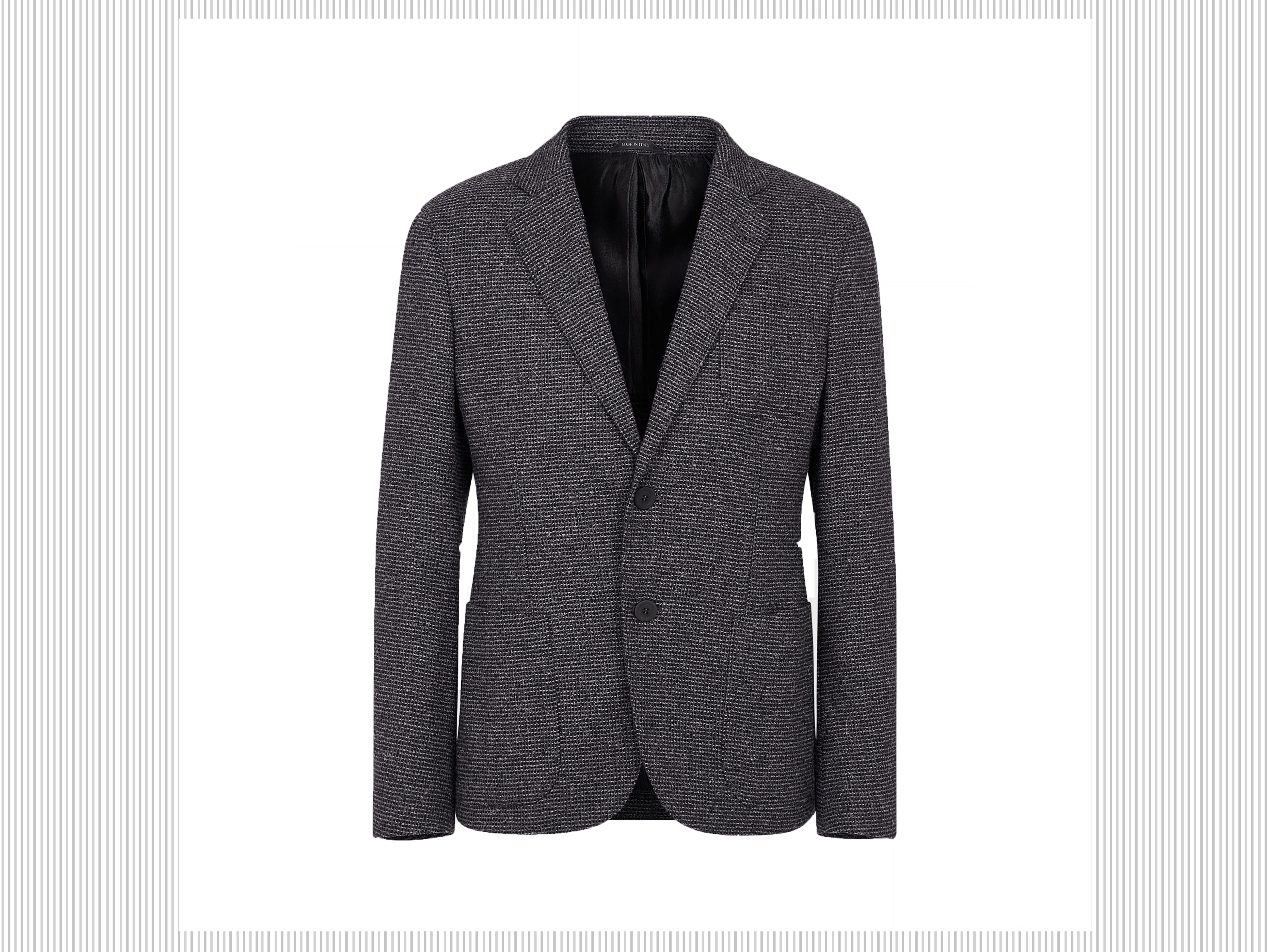 GIORGIO ARMANI Giacca slim fit in tweed