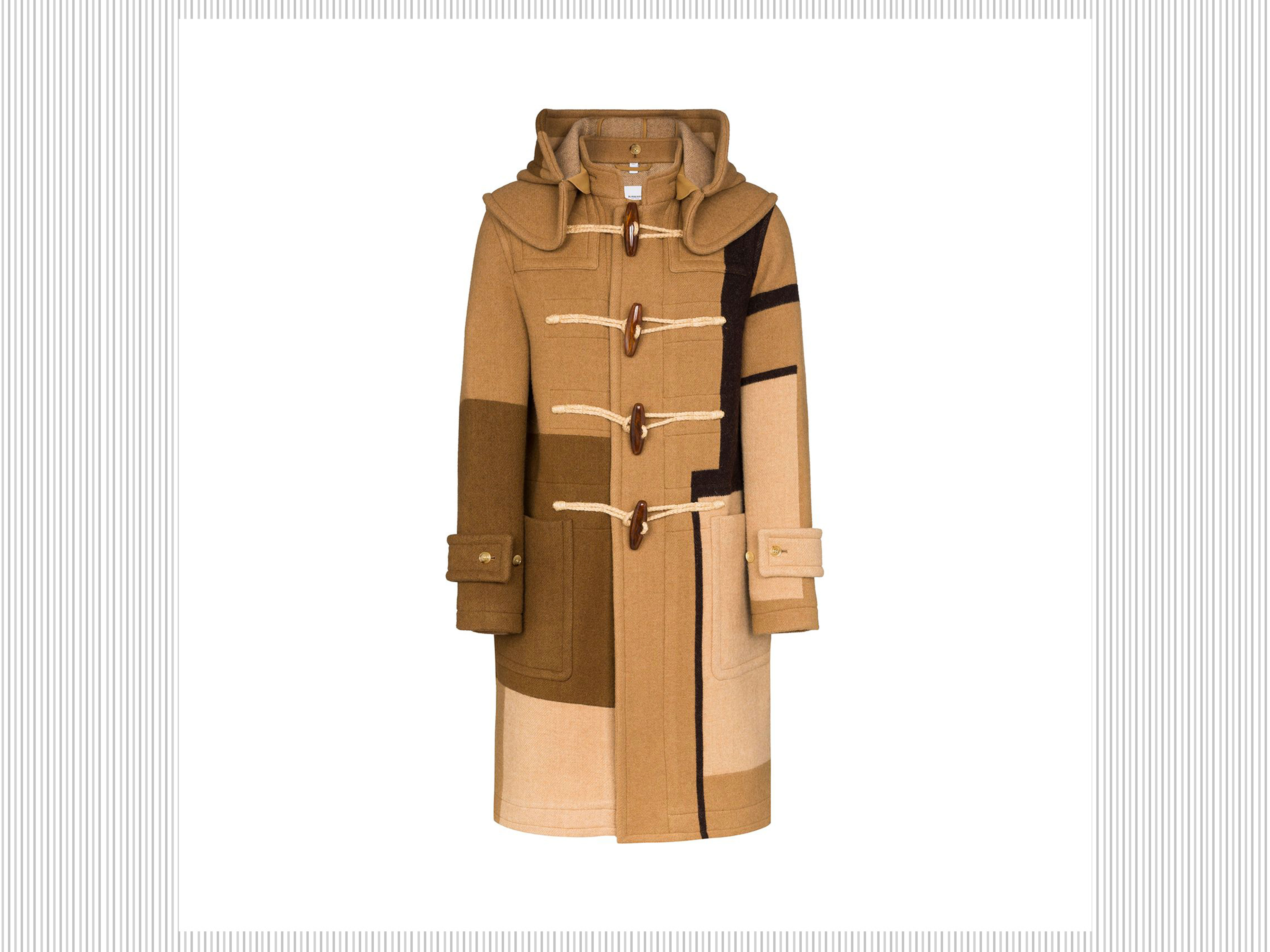 BURBERRY - Montgomery color cammello con il cappuccio