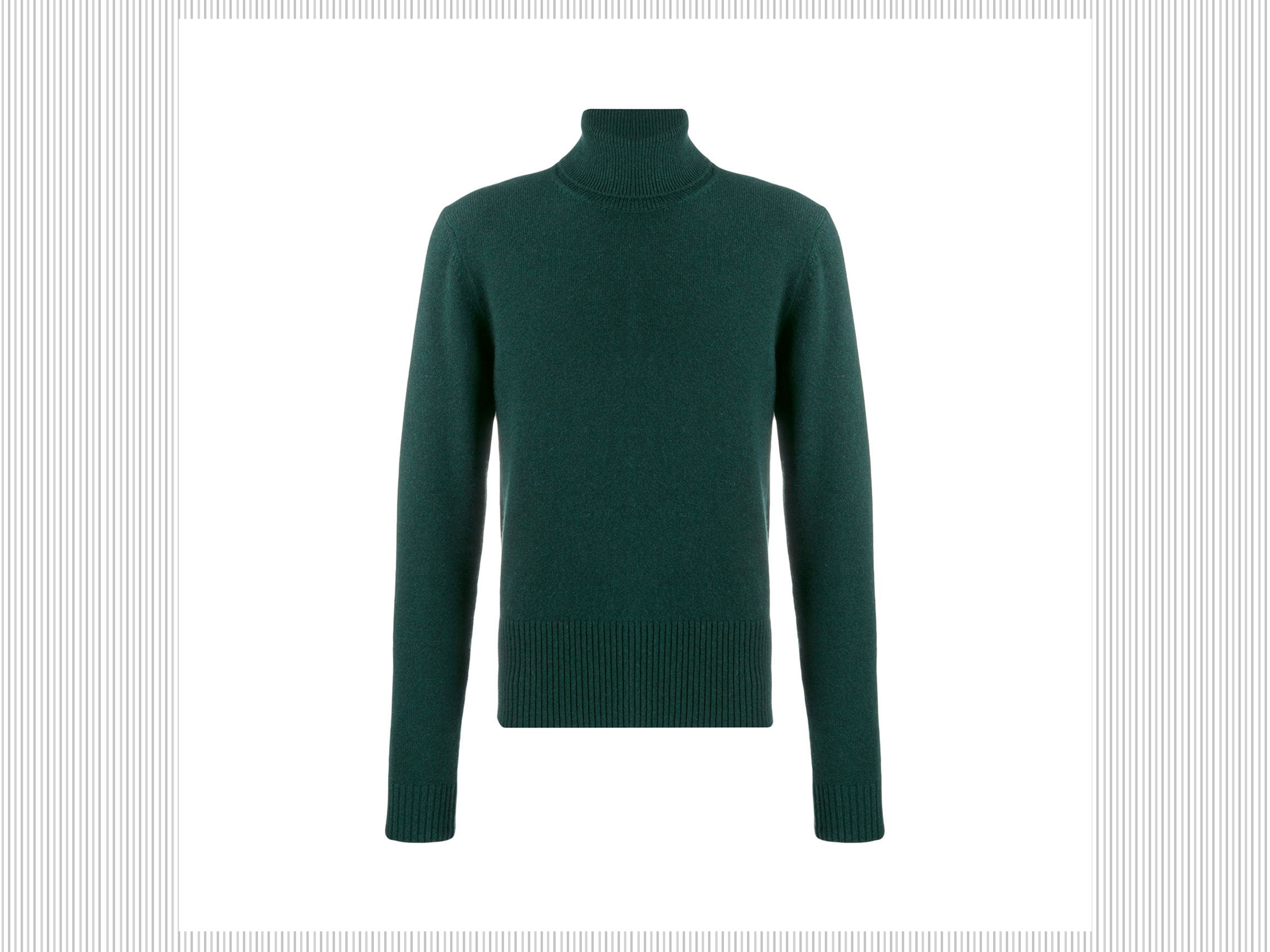 DOLCE&GABBANA - Dolcevita verde in cashmere misto cotone