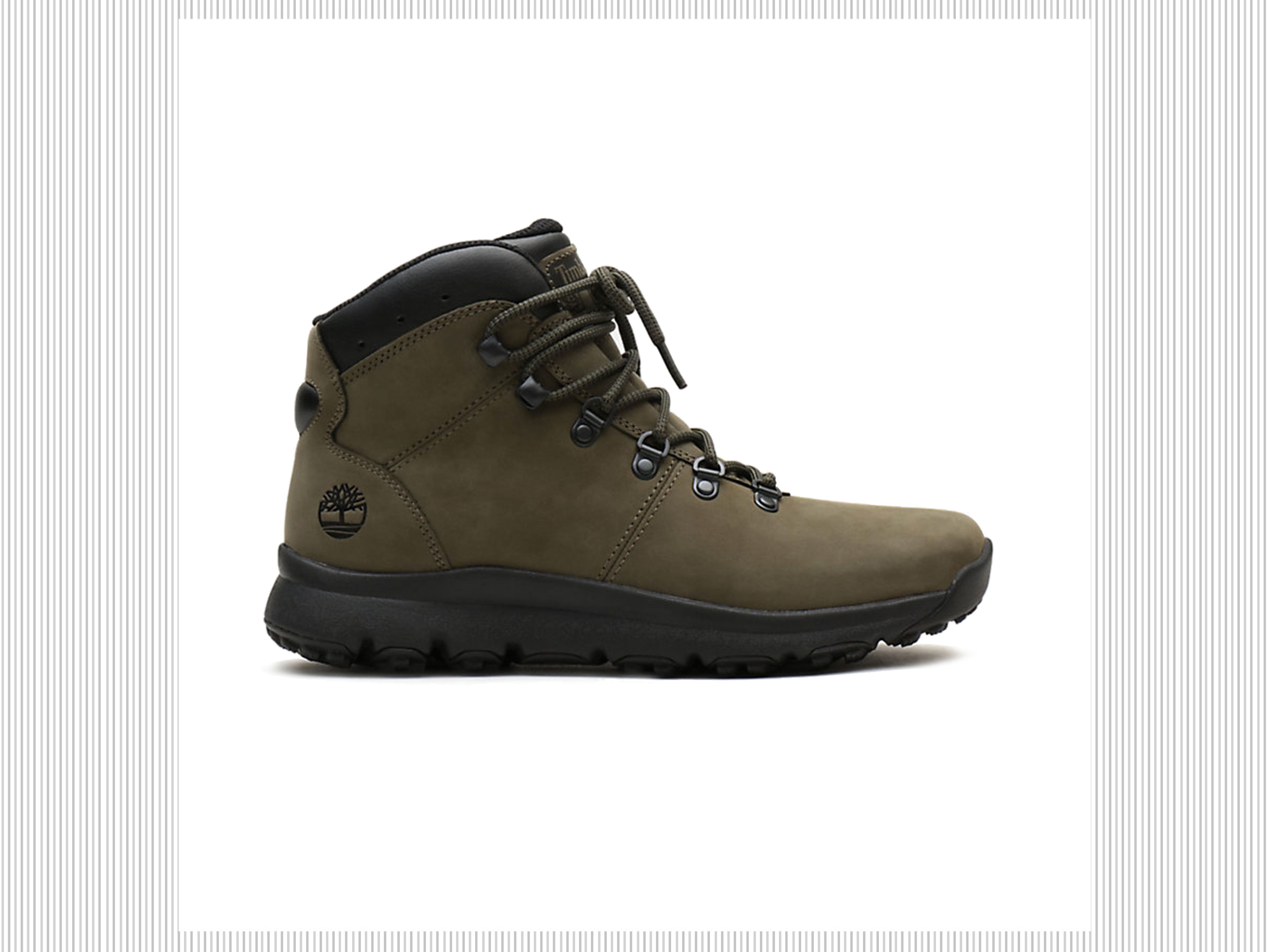 Timberland -Scarponcini da uomo in pelle verde
