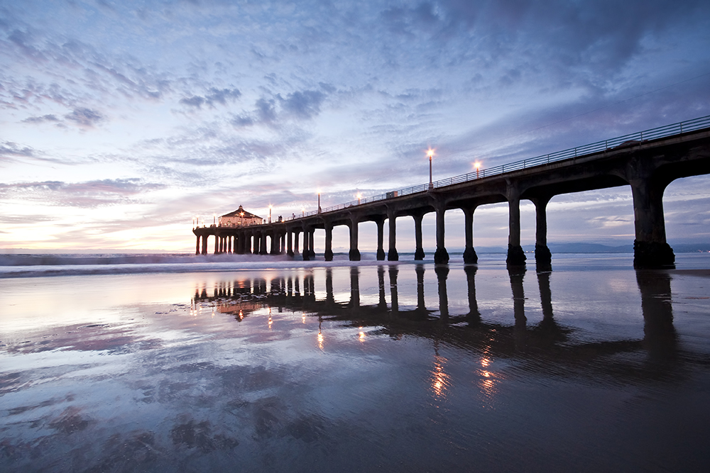 Manhattan Beach Pier Blue Hour