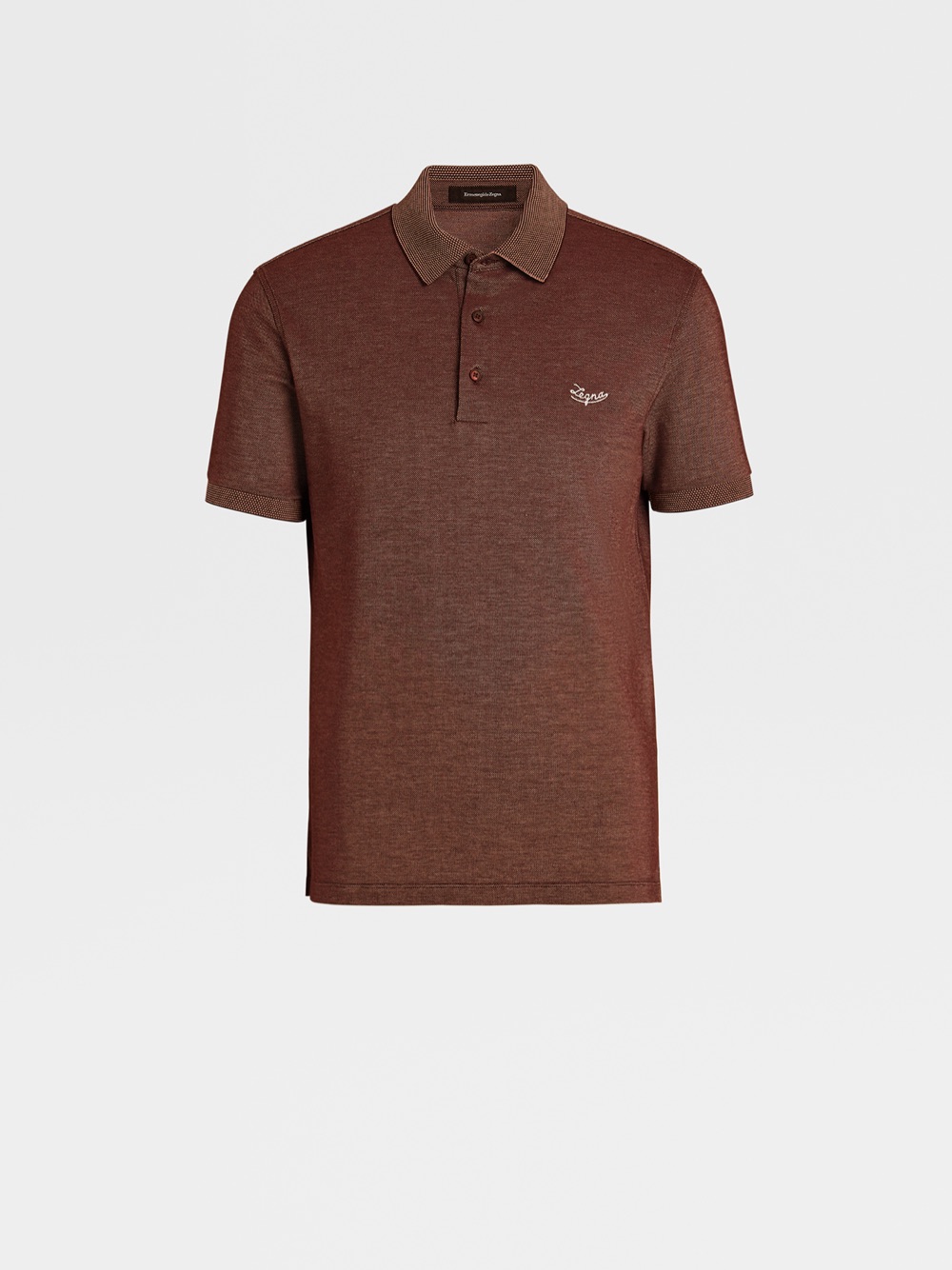 UU592-752R-203-F Polo in jersey di cotone Ermenegildo Zegna Luxury Leisurewear