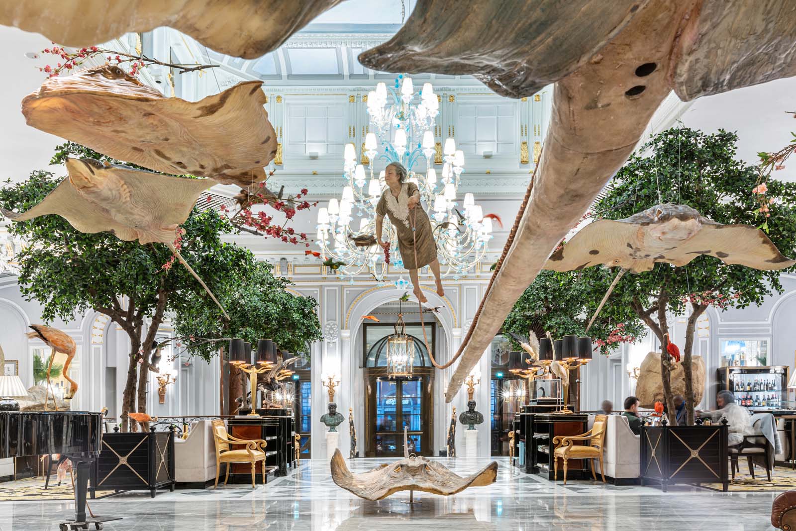 If I Died” veduta della mostra di Sun Yuan & Peng Yu, The St Regis Rome 2020 Courtesy the artists and Galleria Contin (3)