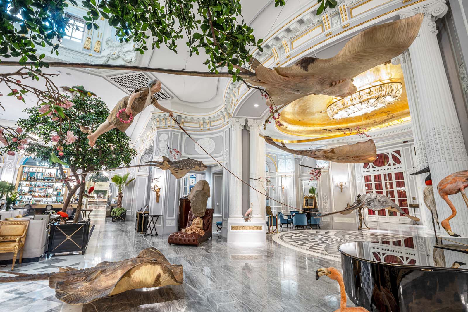 If I Died” veduta della mostra di Sun Yuan & Peng Yu, The St Regis Rome 2020 Courtesy the artists and Galleria Continua 9