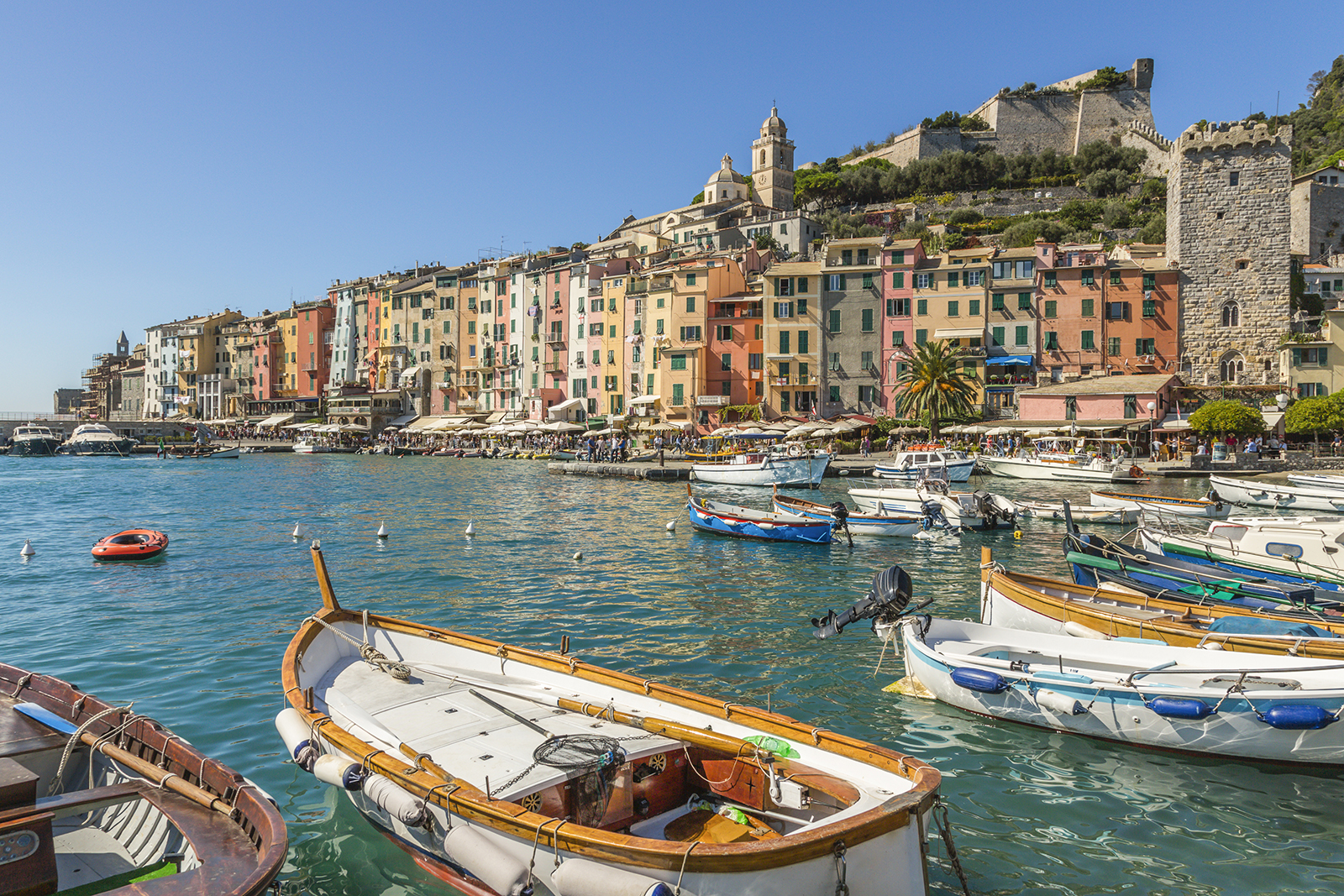 Portovenere harbour, Liguria, Italy
