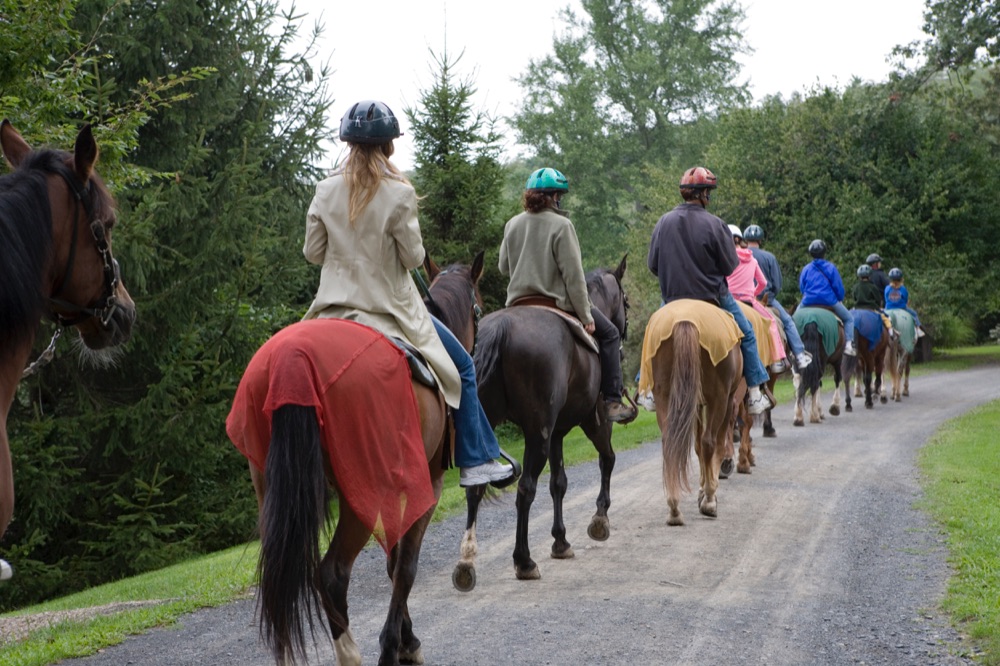 3 escursioni a cavallo