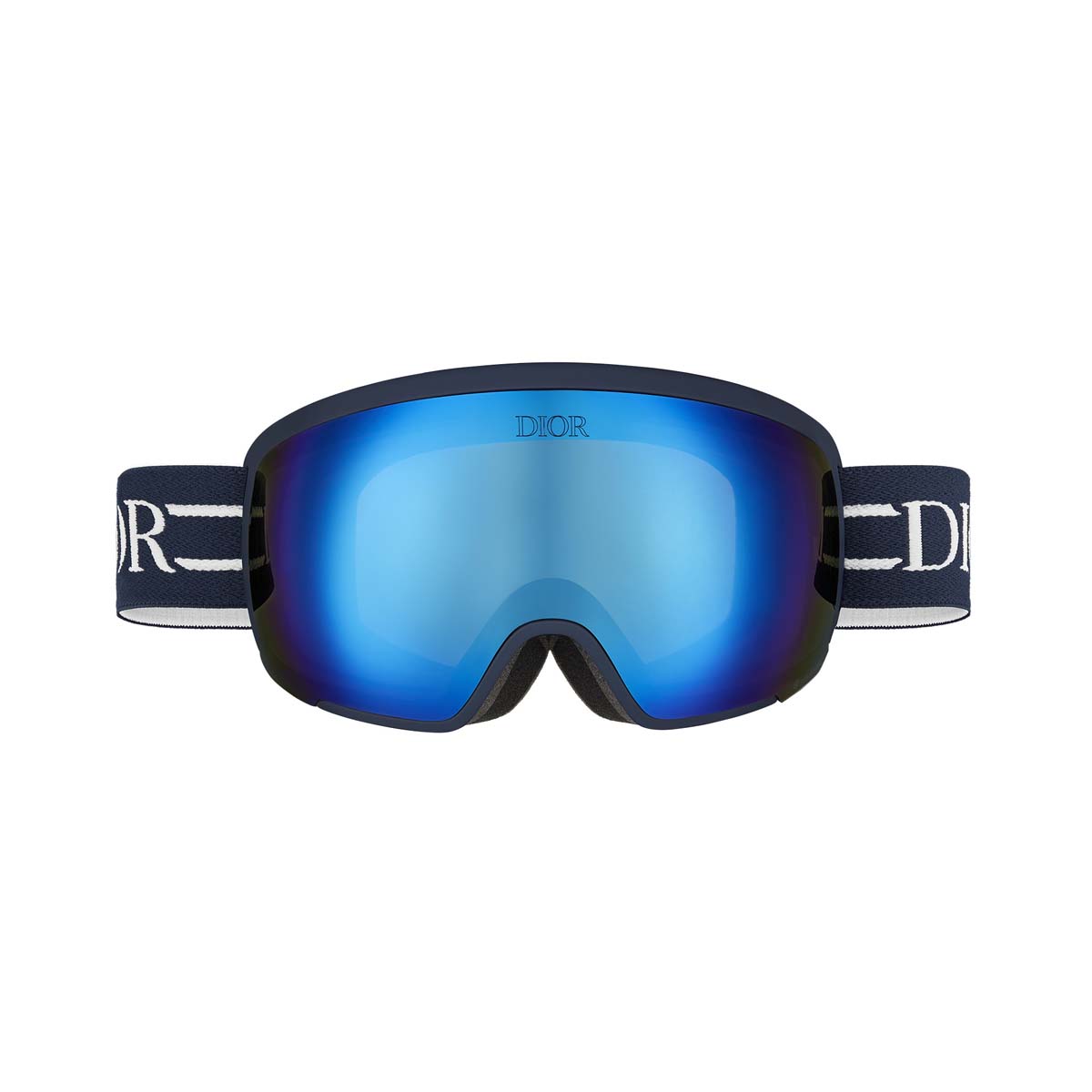 DIOR MEN_SKI CAPSULE_BLUE SKI GOGGLES_DIOR LOGO JACQUARD