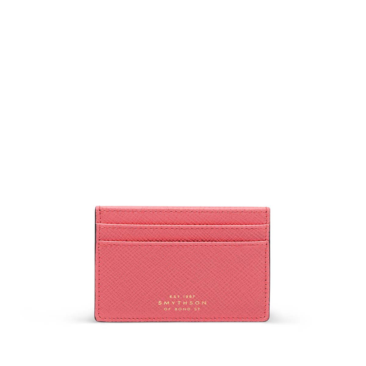 Smythson Card Holder Coral