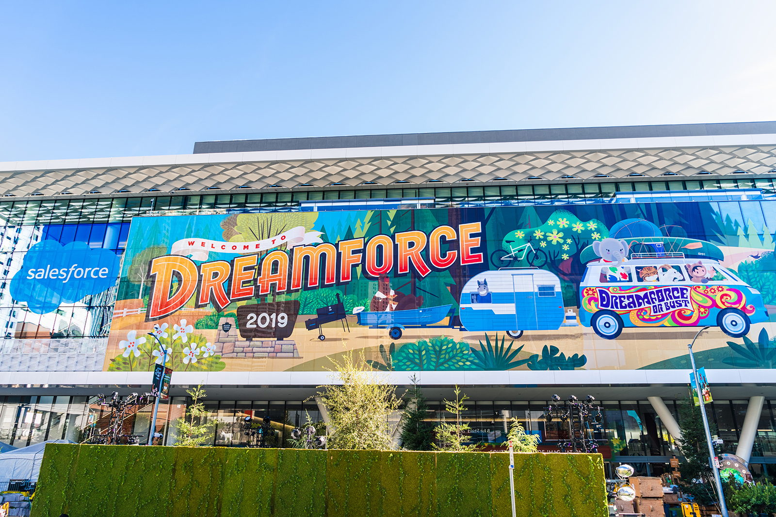 Dreamforce annual convention taking place at Moscone Convention Center