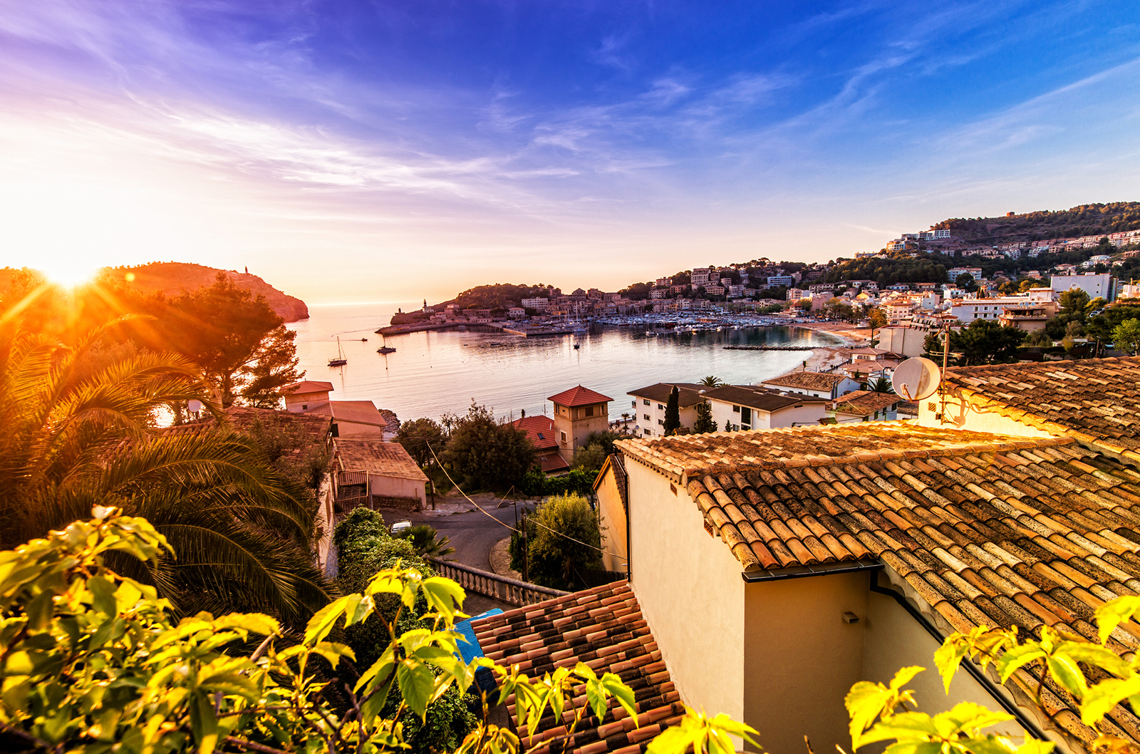 Sunset in Port De Soller (Mallorca)