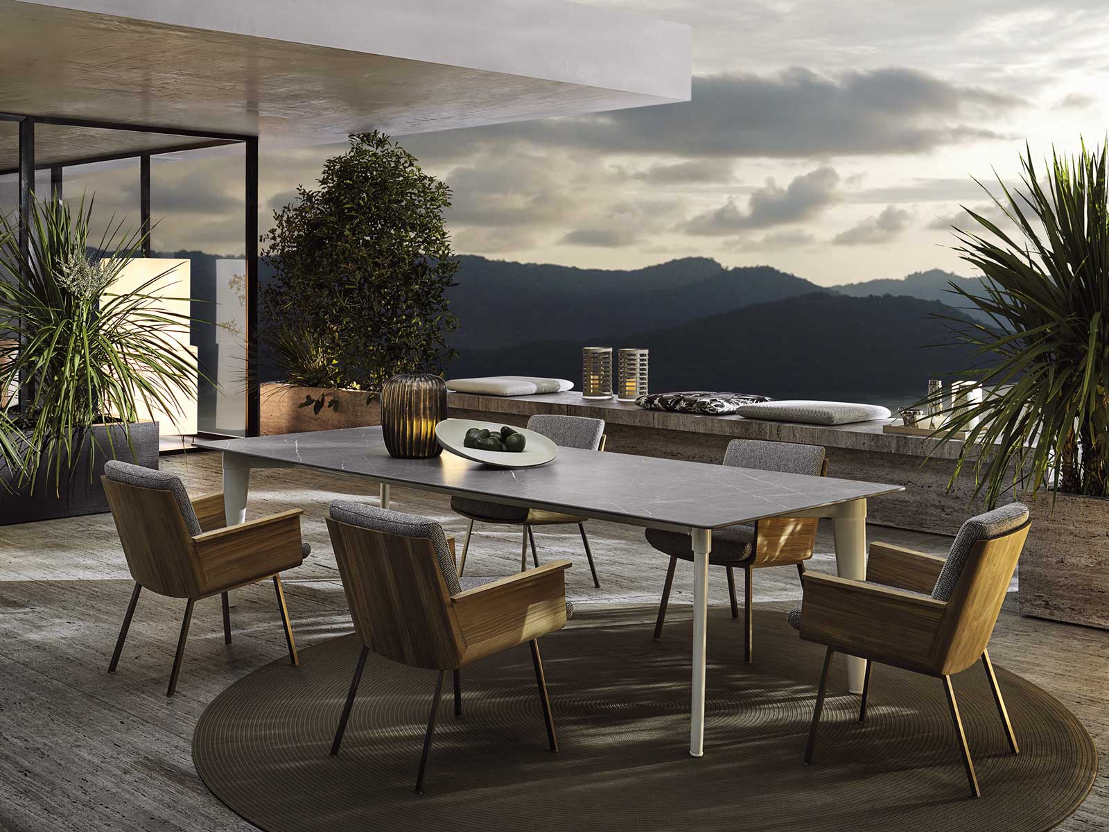 Arredare gli spazi esterni Terrace Minotti