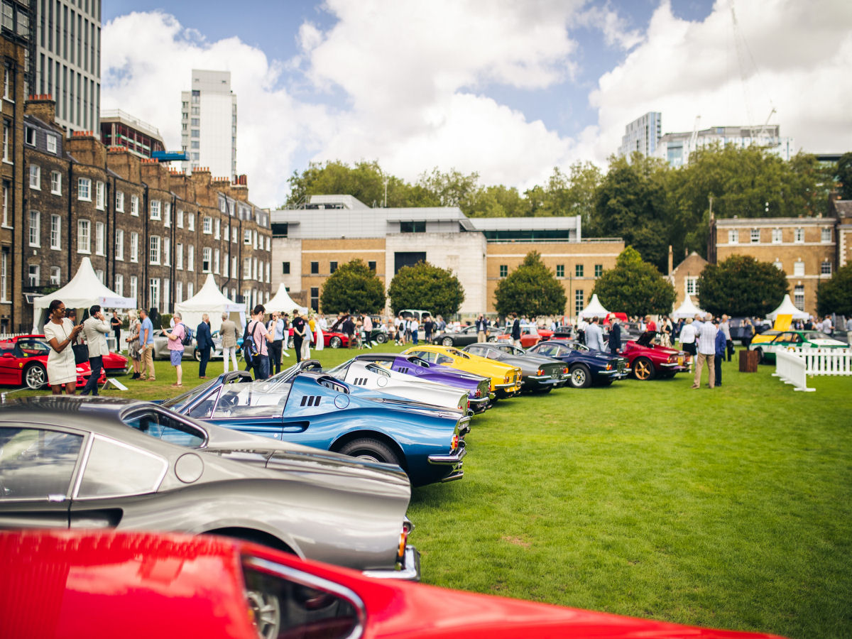 Le auto esposte alla seconda edizione del London Concours