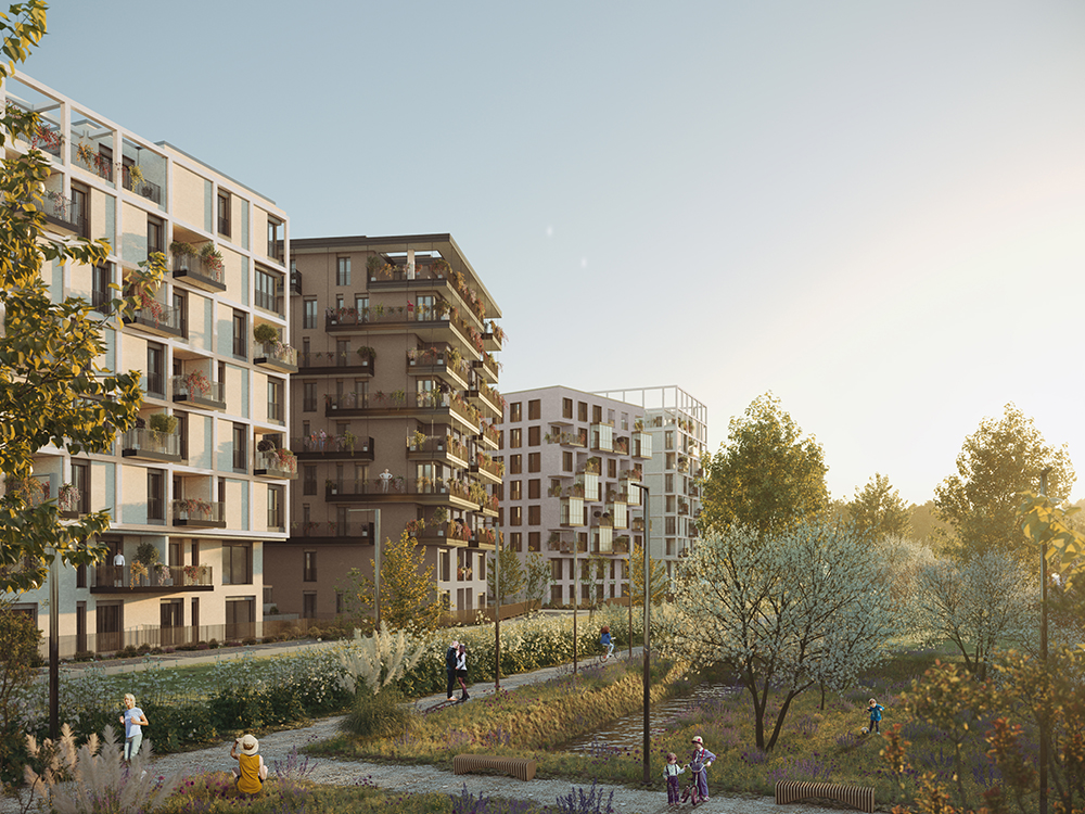 SeiMilano, vista residenze e parco