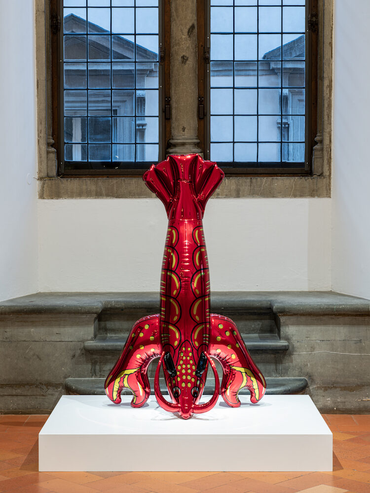 Lobster © Jeff Koons, Shine Palazzo Strozzi, Firenze - Photo Ela Bialkowska OKNOstudio
