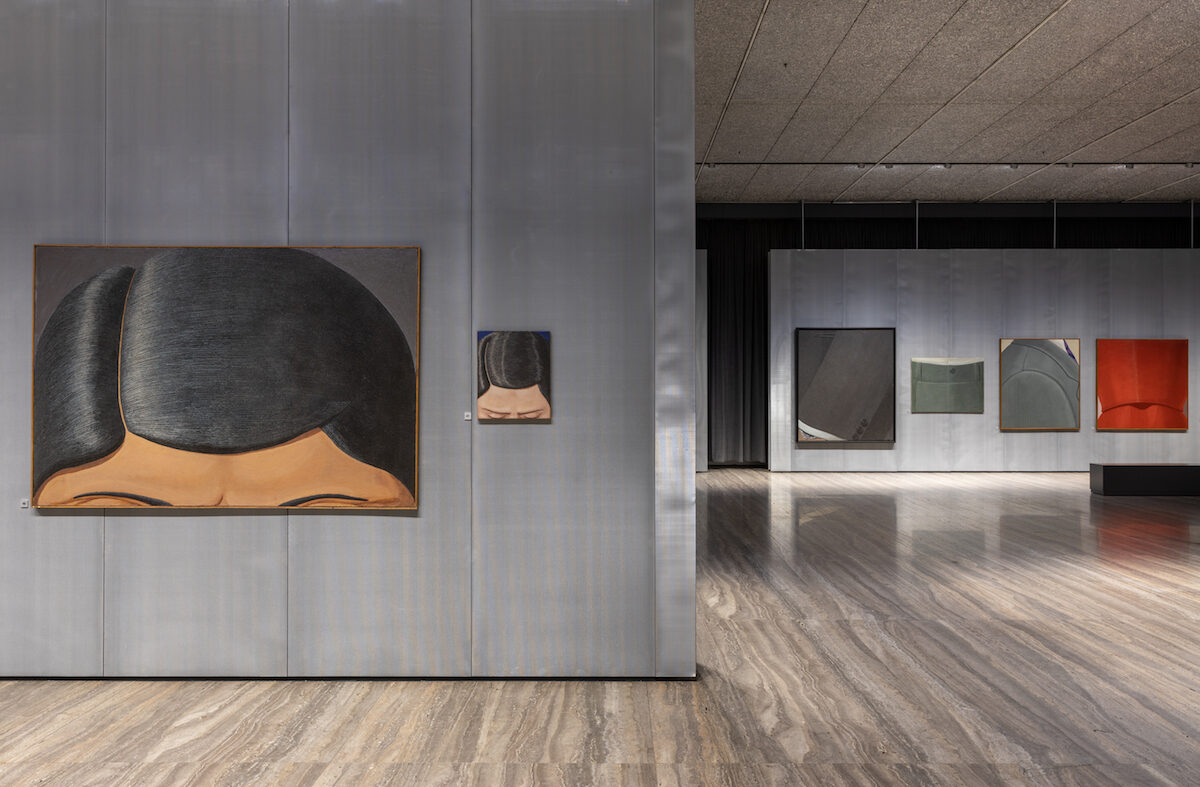 Veduta della mostra “Domenico Gnoli” / Exhibition view of “Domenico Gnoli” Fondazione Prada, Milano Foto / Photo: Roberto Marossi Courtesy: Fondazione Prada